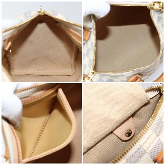 LOUIS VUITTON Damier Azur Speedy Bandouliere 25 Hand Bag N41000 LV Auth 143958V - Picture 15 of 16